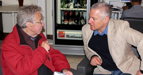 Bergfilmer Lothar Brandler zu Besuch bei Uli Auffermann